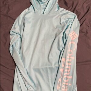 Columbia PFG Light Blue Hoodie